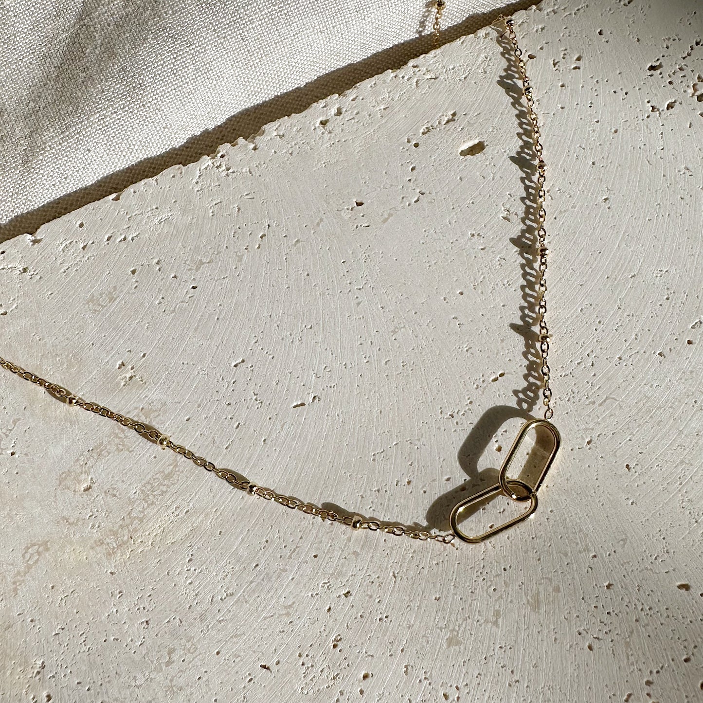Minimalist Link Necklace