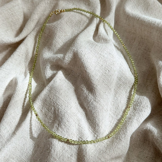 Handmade Peridot Necklace