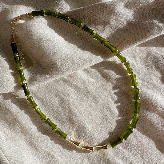 Olive Green Necklace